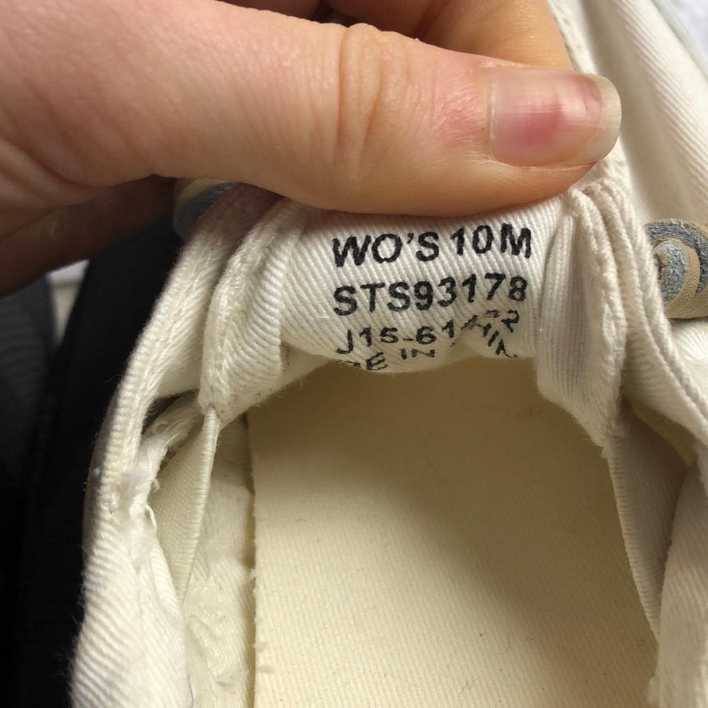 Sperry Women’s Canvas Slip-on Shoes White Size 10 - Picture 7 of 7